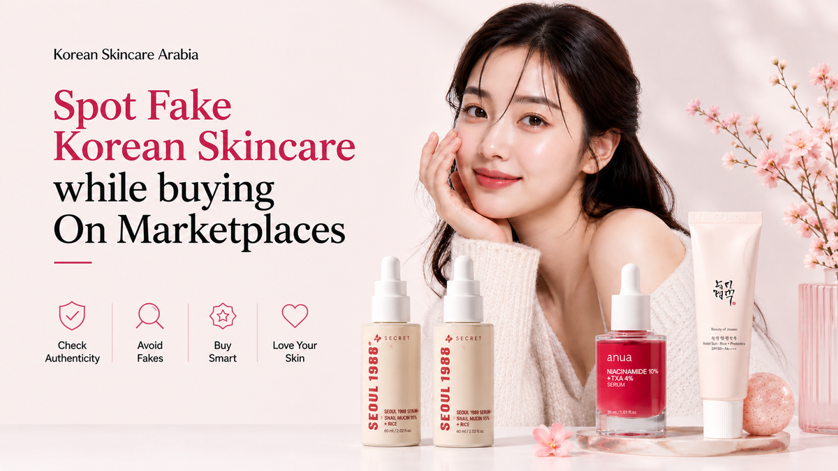 How to Spot Fake Korean Skincare When Shopping Online on Marketplaces in UAE: Complete Safety Guide 2026