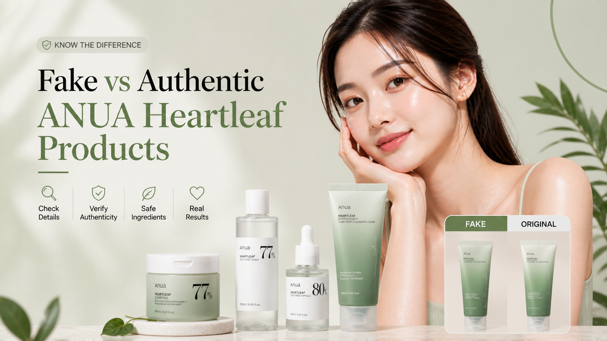 Fake vs Authentic ANUA Heartleaf Products UAE: Complete Verification Guide 2026