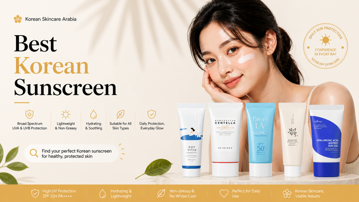 Best Korean Sunscreen for UAE & Dubai 2026: SPF 50+, No White Cast, Gulf Climate Guide