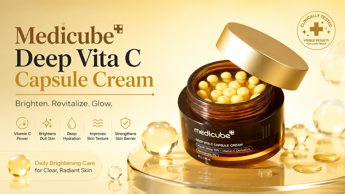 Medicube Deep Vita C Capsule Cream UAE: Liposome Vitamin C Review & Where to Buy 2026