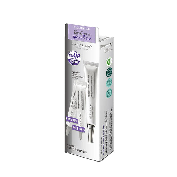Mary & May Mary and May Glutathione Eye Cream Special Set 1 * 30g + 2 * 12g - – Authentic Korean Skincare, Buy in UAE