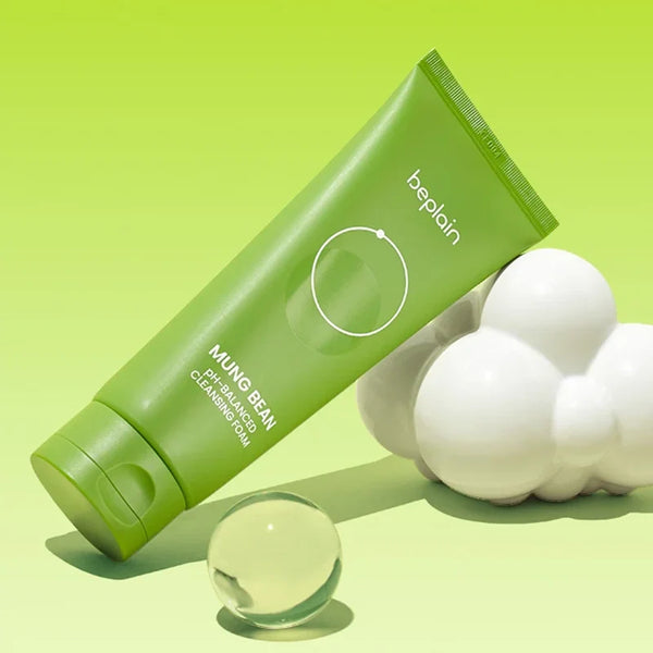 Beplain Mung Bean pH-Balanced Cleansing Foam 80ml tube