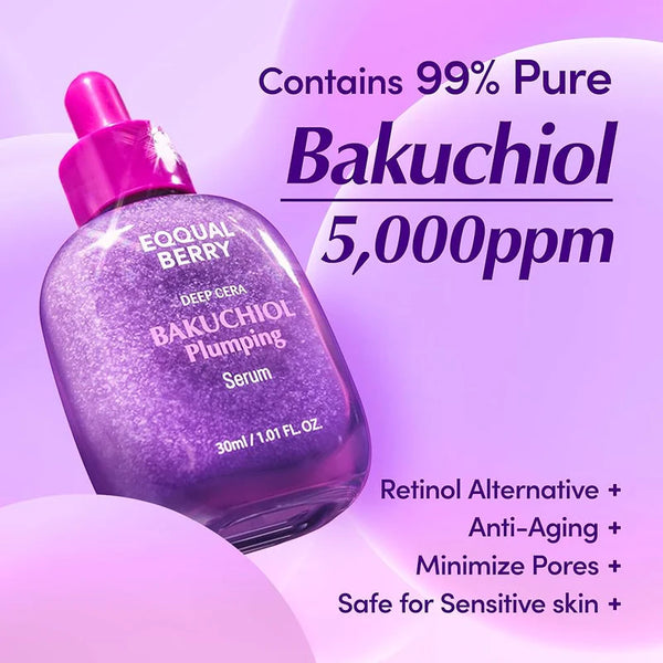 EQQUALBERRY Bakuchiol Plumping Serum 30ml – Buy Authentic in UAE