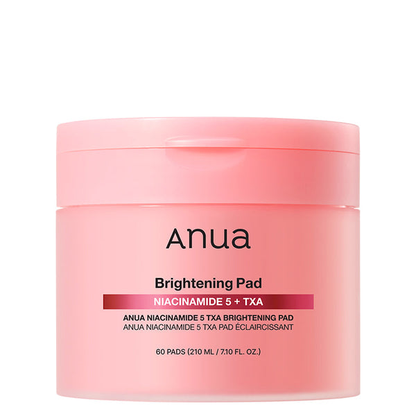 ANUA Niacinamide 5 TXA Brightening Pad jar of 60 toner pads