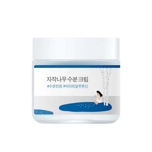 ROUND LAB Birch Juice Moisturizing Cream 80ml – Hydrating Korean Skincare for Sensitive Skin