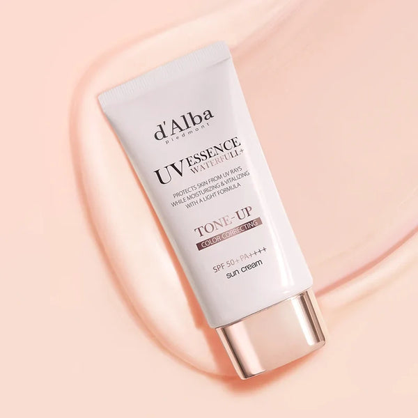 d'Alba Waterfull Tone-Up Sun Cream Pink SPF50+ PA++++ 50ml tube
