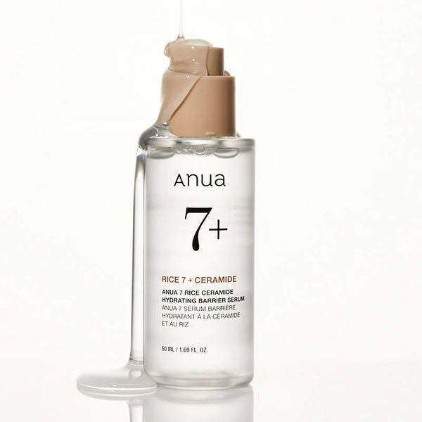 ANUA Rice 7 Ceramide Hydrating Barrier Serum 50ml Ingredients & Texture – K-Beauty UAE