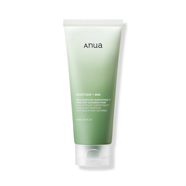 ANUA Heartleaf Quercetinol Cleansing Foam 150ml – Authentic Korean Skincare, Buy in UAE