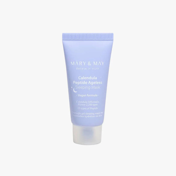 Mary&May - Vegan Calendula Peptide Sleeping Mask 30g – Soothing & Anti-Aging Night Cream | 100% Authentic Korean skincare in UAE