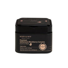 Mary&May - Idebenone + Blackberry Ampoule Mask 20ea – For Anti-Aging & Brightening Sheet Masks | 100% Authentic Korean skincare in UAE
