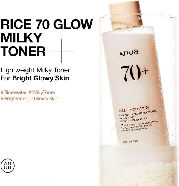 ANUA Rice 70 Glow Milky Toner 250ml Ingredients & Texture – K-Beauty UAE