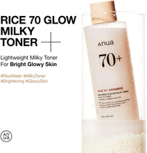 ANUA Rice 70 Glow Milky Toner 250ml Ingredients & Texture – K-Beauty UAE
