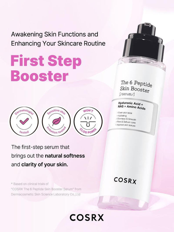 COSRX The 6 Peptide Skin Booster Serum 150mL Ingredients & Texture – K-Beauty UAE