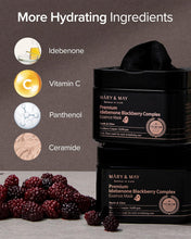 Mary&May - Idebenone + Blackberry Ampoule Mask 20ea – For Anti - Aging & Brightening Sheet Masks | 100% Authentic Korean skincare in UAE – 100% Authentic Korean Skincare in UAE | Korean - Skincare Arabia