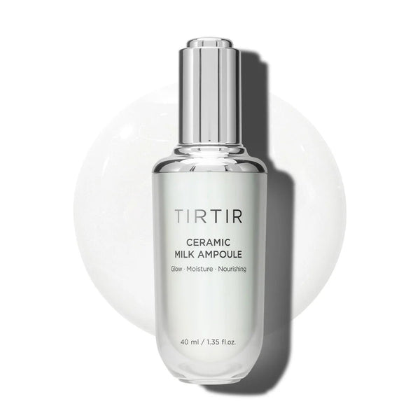 TIRTIR Ceramic Milk Ampoule 40ml – Radiance - Boosting Hydrating Serum for Glowing Skin – Korean - Skincare Arabia