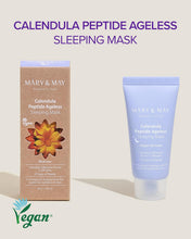 Mary&May - Vegan Calendula Peptide Sleeping Mask 30g – Soothing & Anti - Aging Night Cream | 100% Authentic Korean skincare in UAE – 100% Authentic Korean Skincare in UAE | Korean - Skincare Arabia