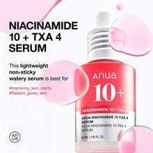 ANUA [RENEW] Niacinamide 10% + TXA 4% Serum 30ml Ingredients & Texture – K-Beauty UAE