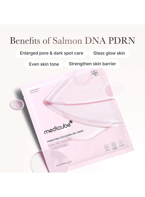Medicube PDRN Pink Collagen Gel Mask 1ae Ingredients & Texture – K-Beauty UAE