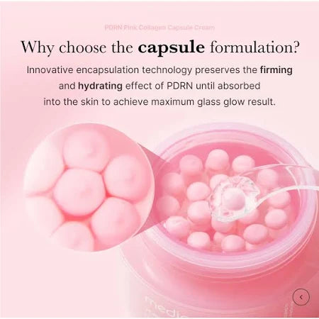 Medicube PDRN Pink Collagen Capsule Cream 55g Ingredients & Texture – K-Beauty UAE